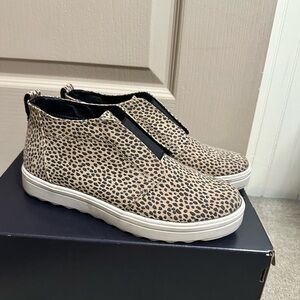 Leopard Print Slip-On Sneakers